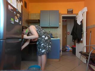 Cleaning Kitchen: Free HD x rated video video 9b