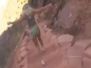 Giong Down Vickys' incredible Canyon, Free dirty video 15