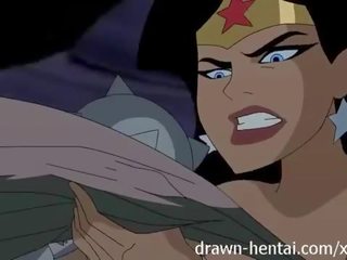 Justice league hentai - dalawa chicks para batman titi